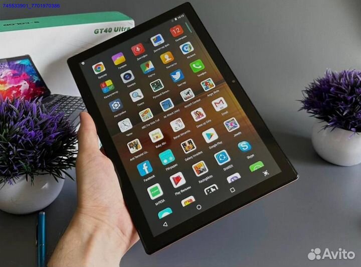 Мощный планшет с клавиатурой 16/512гб (Арт.16881)