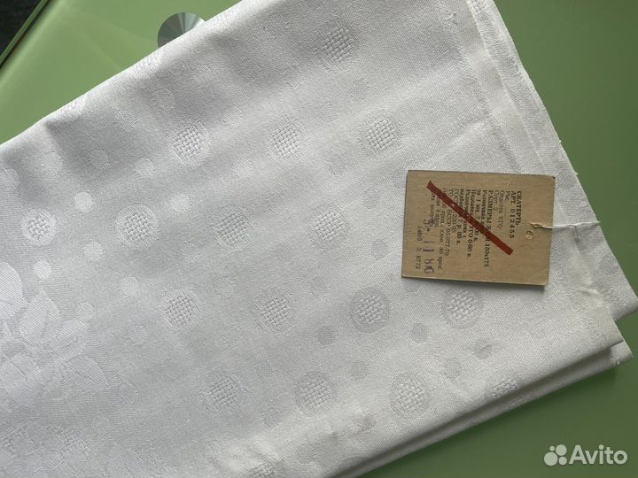Скатерть СССР отрезы лен
