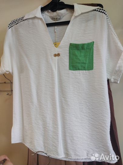 Костюм летний с кюлотами брюками,Турция