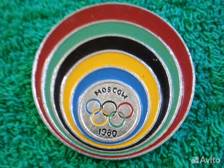 СССР редкий значок олимпиада 1980г