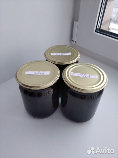 Стеклянные банки 0.5л с вареньем