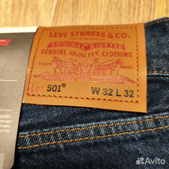 Джинсы Levi's 501, Selvedge dеnim original