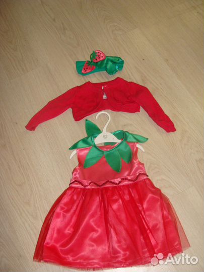 Новогодний костюм ягодки