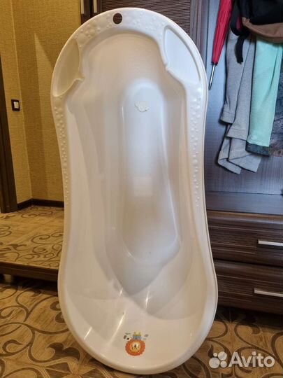 Ванночка для купания белая