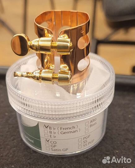 Лигатура для B кларнета Ishimori Wood Stone