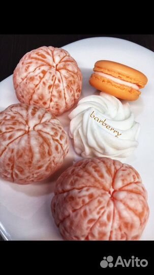 Подарок Мыло ручной работы Мандарин