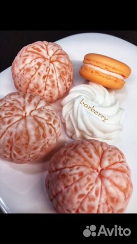 Подарок Мыло ручной работы Мандарин