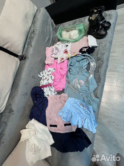 Вещи пакетом на девочку 4 года