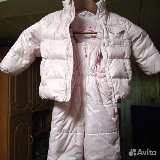 Комбинезон +курточка для девочки 86 весна/осень