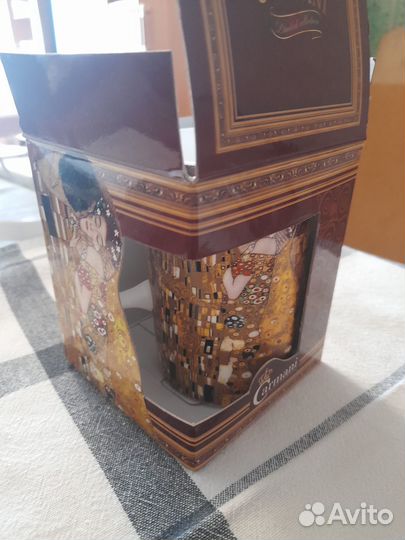 Бокал фарфоровый carmani Густав Климт 