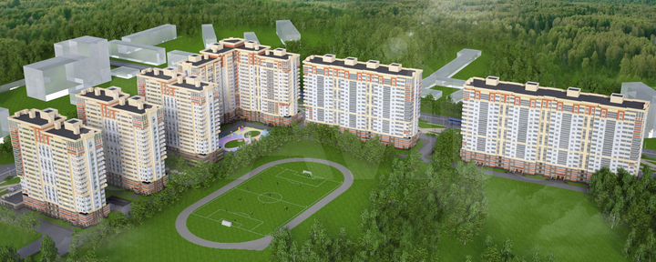 1-к. квартира, 46,7 м², 8/17 эт.