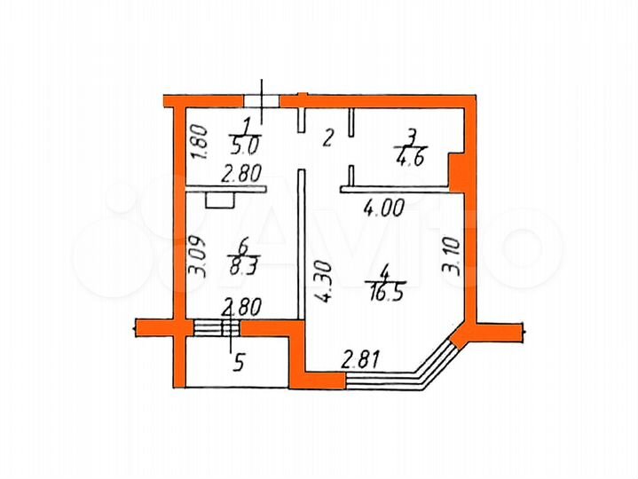 1-к. квартира, 37 м², 6/17 эт.