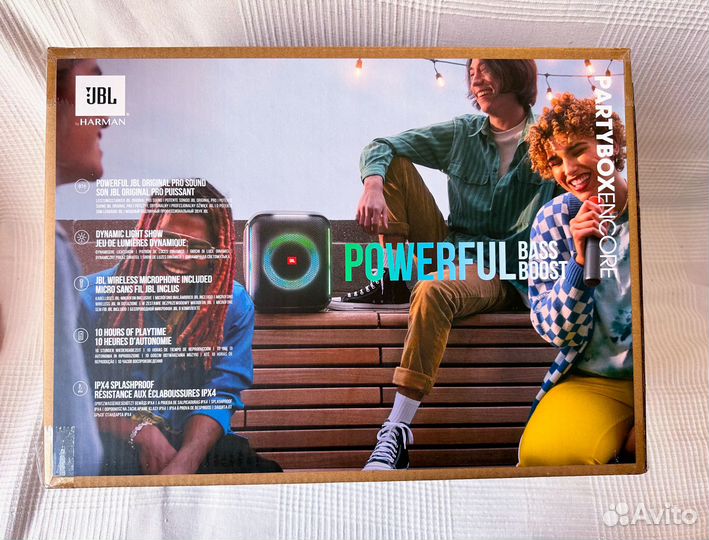 JBL PartBox Encore с микрофоном