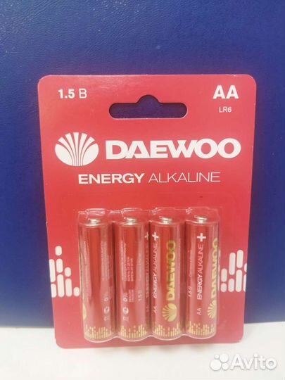 Батарейка Daewoo AA алкалиновая