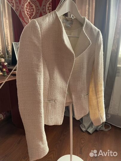 H&M жакет 34 a la coco chanel