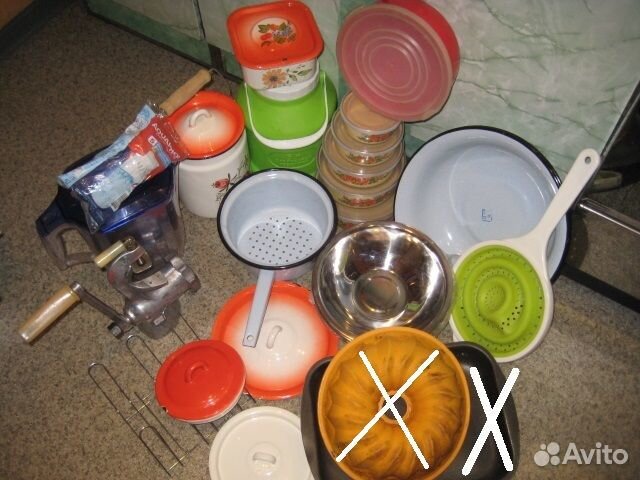 Посуда и хозутварь разная из СССР б у и новая от