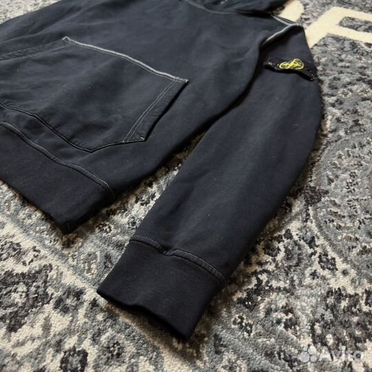 Худи Stone Island Garment Dyed Hoodie Black