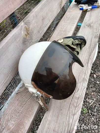 Шлем авиационный защитный зш4 в хорошем состоянии