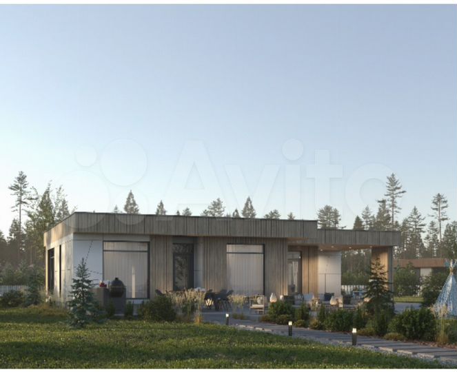 Коттедж 134 м² на участке 7 сот.