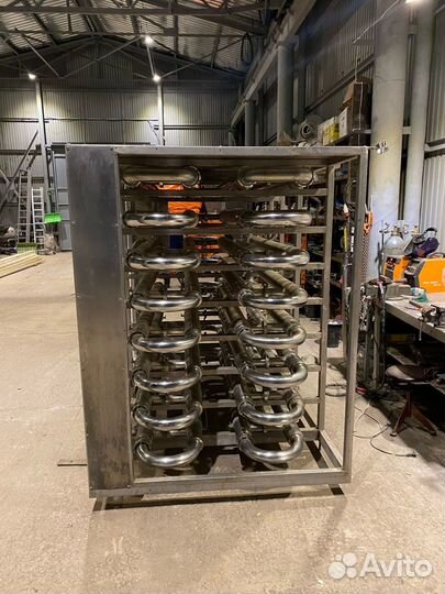 Установка для охлаждения творожного сгустка