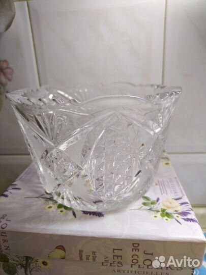 Хрустальная конфетница/салатник/ваза СССР