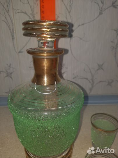 Графин и стопки СССР