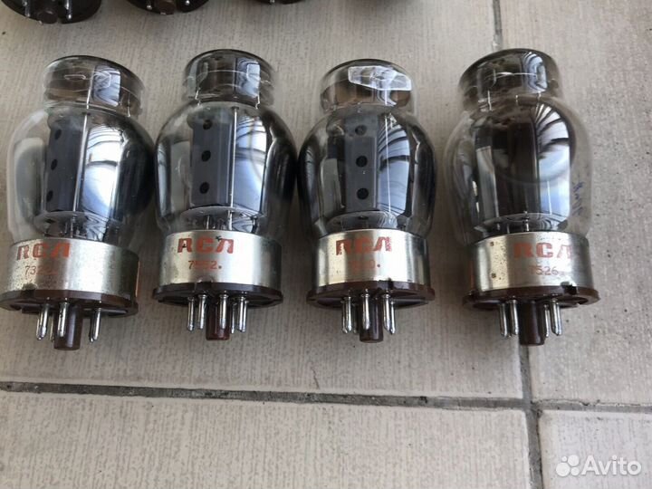 Радиолампы KT88/6550 RCA USA 70-x гг