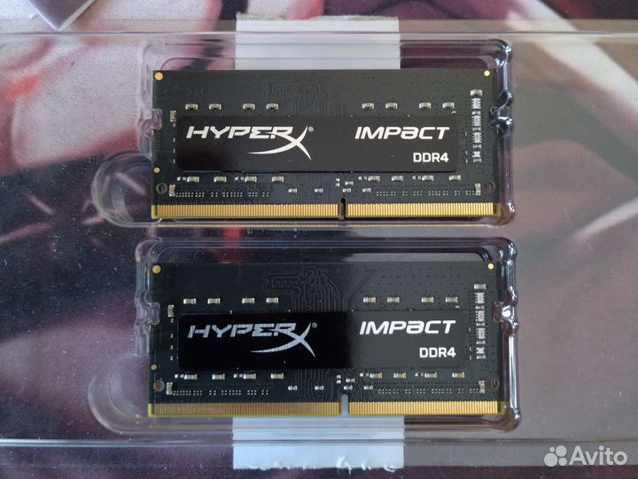 Оперативная память для ноутбука ddr4 8gb2*4 gb