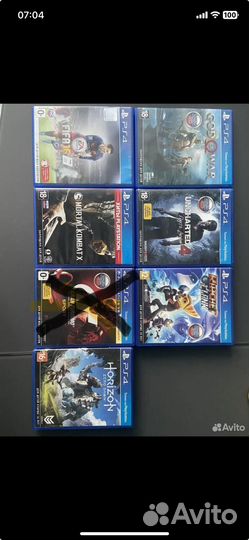 Диски игры для ps4