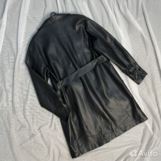 Тренч плащ эко кожа Topshop S/M 38/44