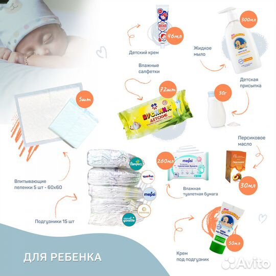 Прозрачная сумка в роддом + 24 предмета. Comfort