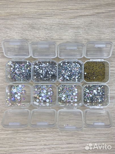 Стразы swarovski жемчуг камифубики для маникюра