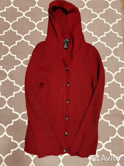 Кардиган женский красный 46,хлопок