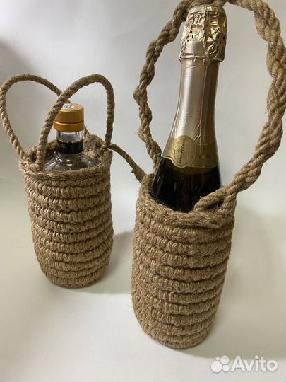 Изделия из джута и полиэфирного шнура