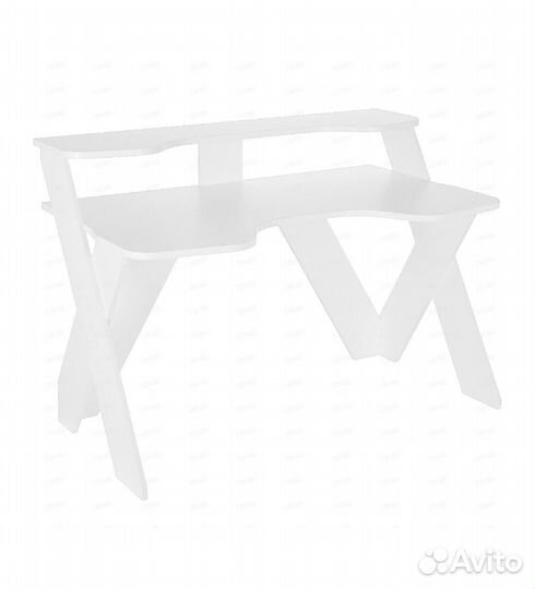 Компьютерный стол белый игровой