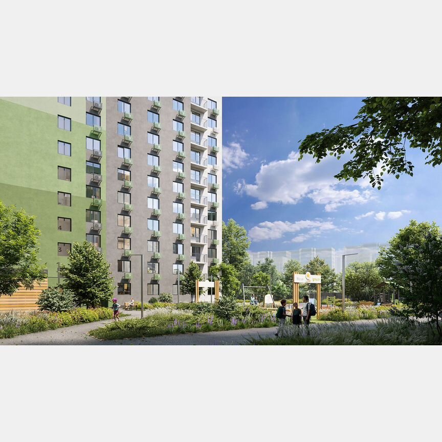 1-к. квартира, 32,3 м², 13/16 эт.