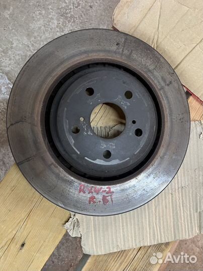 Диски тормоза переднего лексус рх4 328х34мм