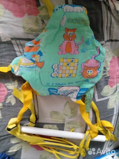 Качели детские подвесные и развивающий коврик