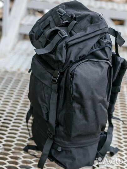 Рюкзак тактический станковый 75 л., чёрный