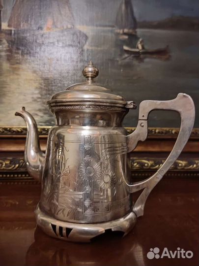 Заварочный чайник серебро 84
