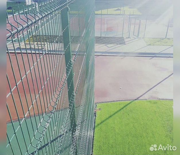 Забор сетка 3д