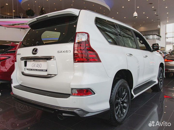 Спойлер белый верхний Lexus GX460 2009-2023 год