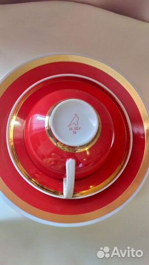 Чайные трио лфз,Дулево