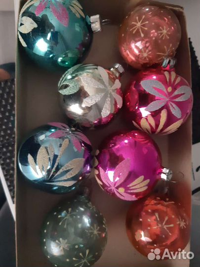 Елочные игрушки СССР шары