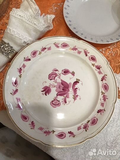 Тарелка зик Конаково старое коеймо