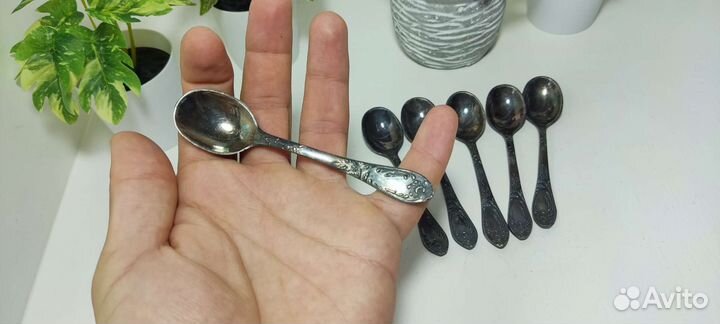 Чайные ложки мельхиор СССР