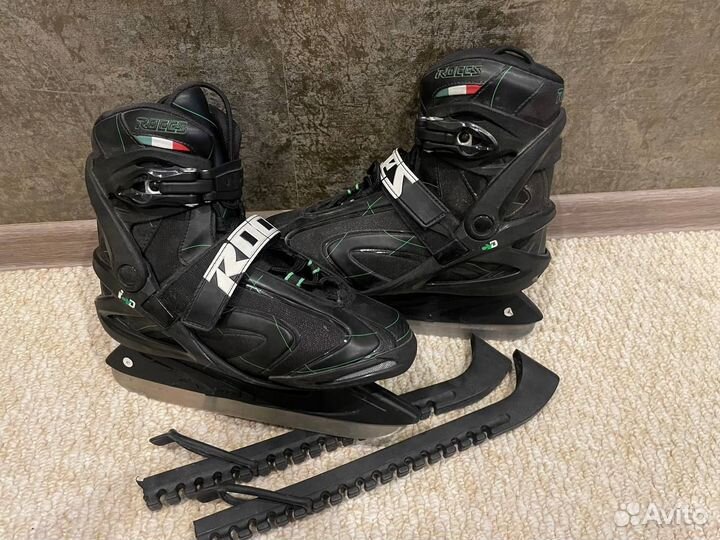 Коньки ледовые роликовые