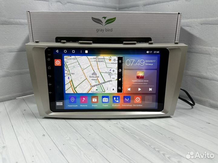 Магнитола андроид GrayBird Toyota Camry 40 2/32