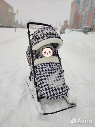 Санки коляска ника
