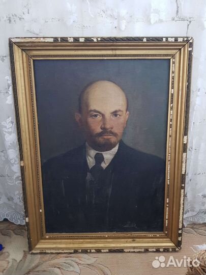 Портрет В.И. Ленина. Живописец Бенашвили Г.И